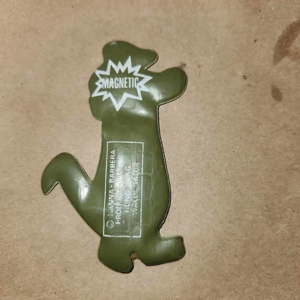 Vintage Hanna Barbera Wally Gator Puffy Magnet Retro 1960s Cartoon Character Toy
